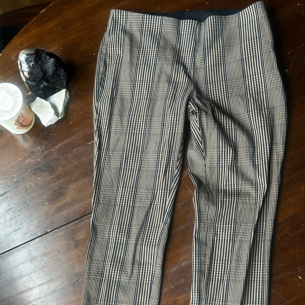 Target Black and White Checkered Straight Leg Pants